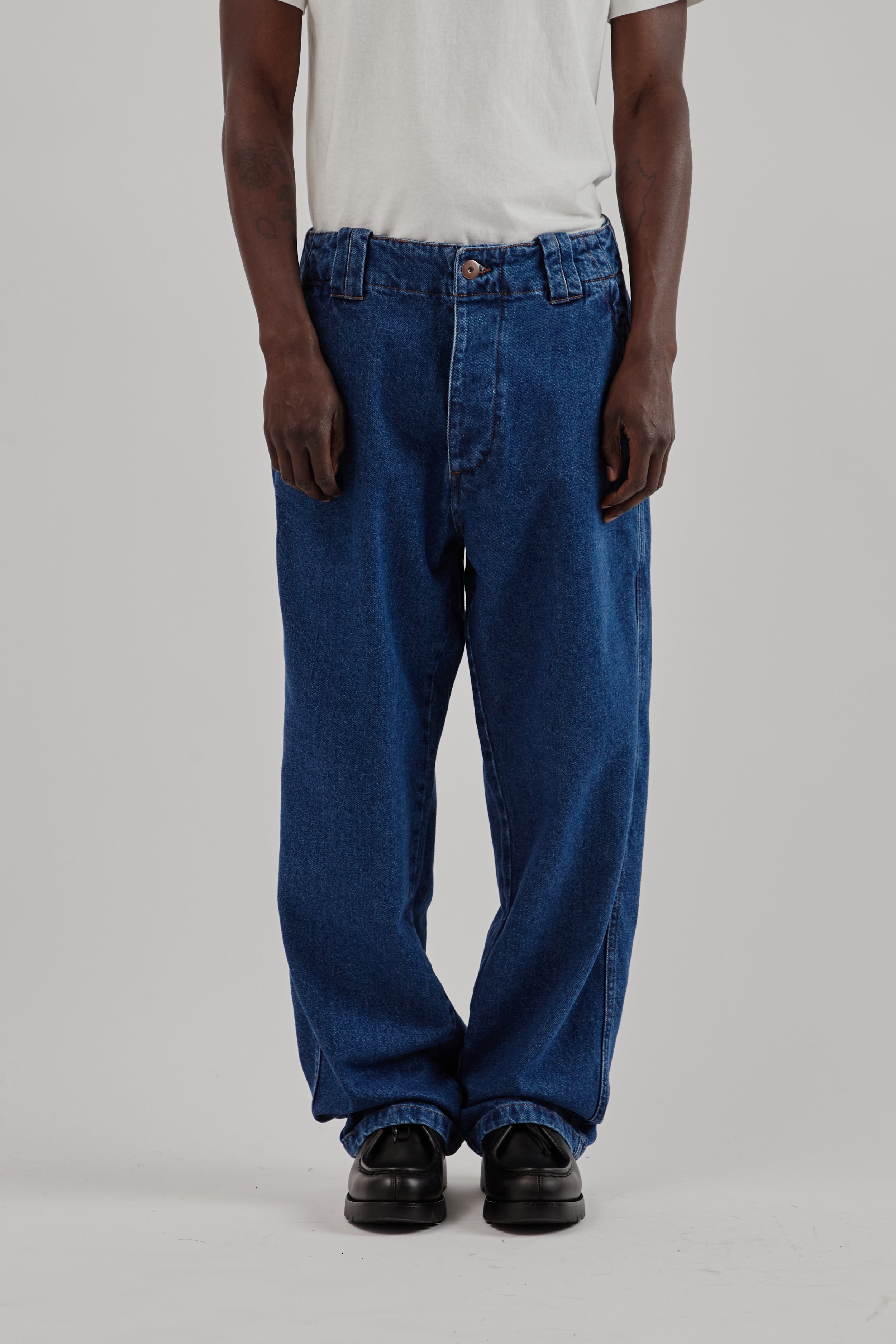Parages Dad Denim Pants - Stone | Wallace Mercantile Shop