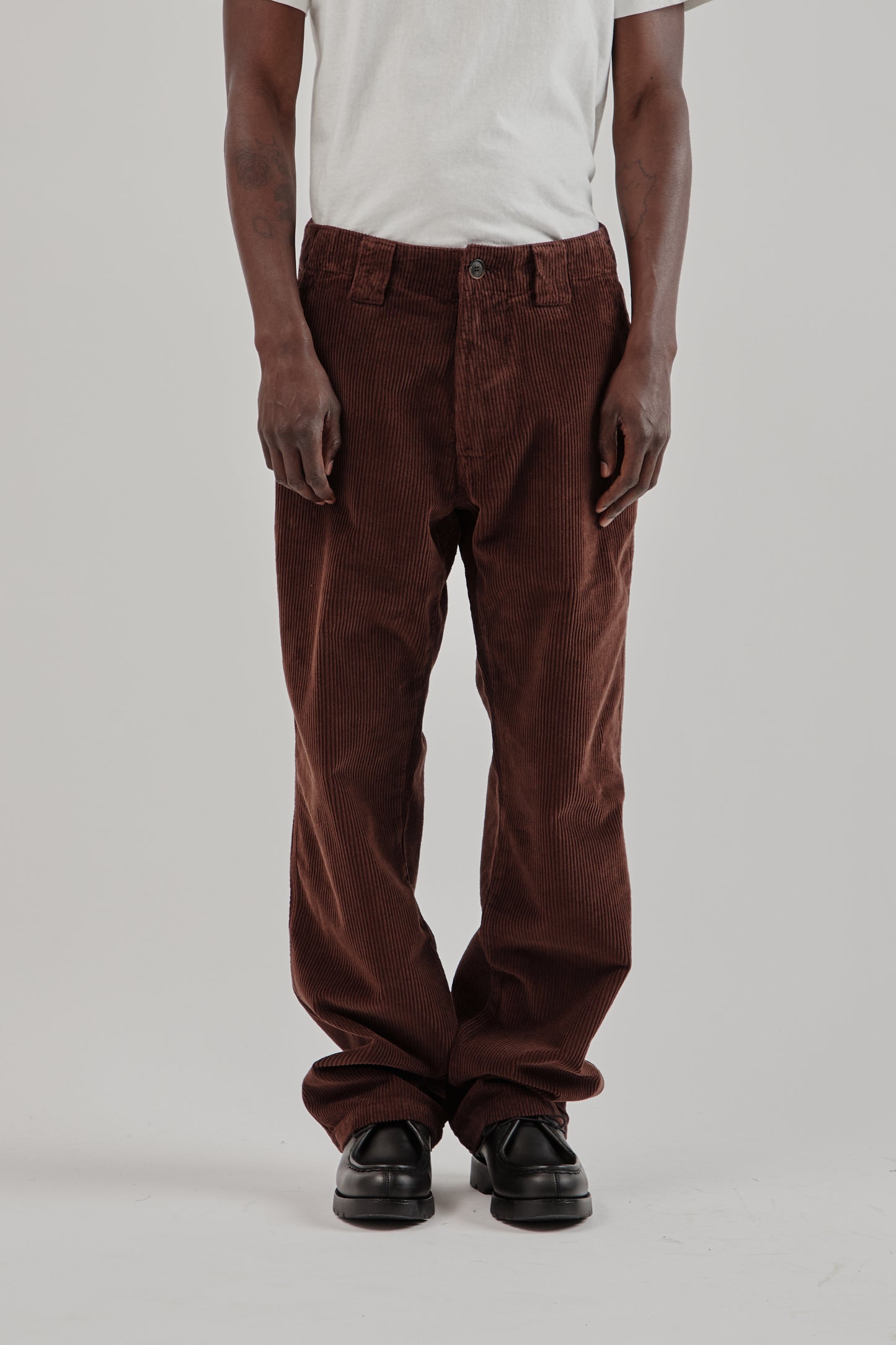 Parages FW25 Dock Cord Pant Rusty Brown 2
