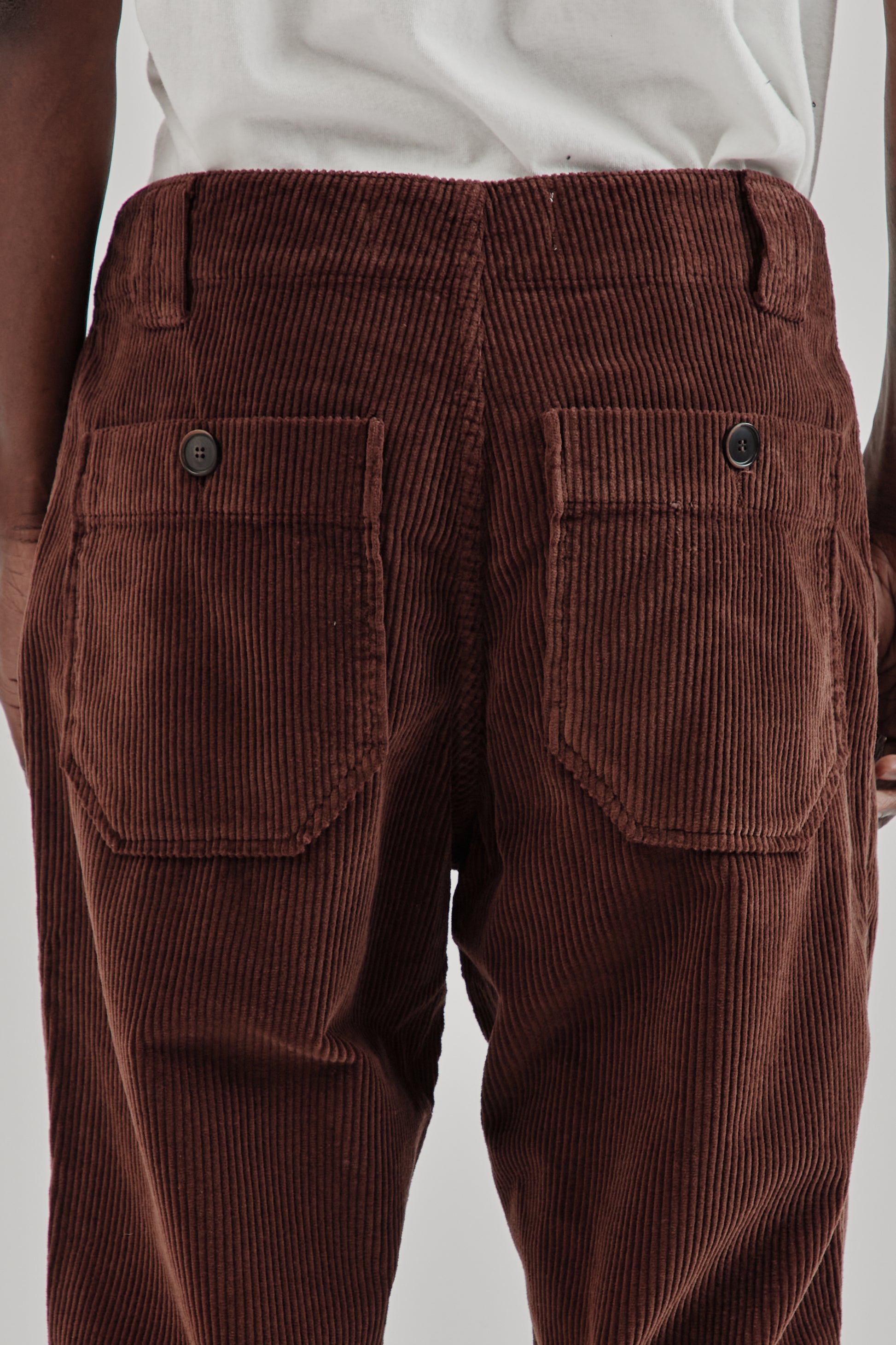 Parages FW25 Dock Cord Pant Rusty Brown 5