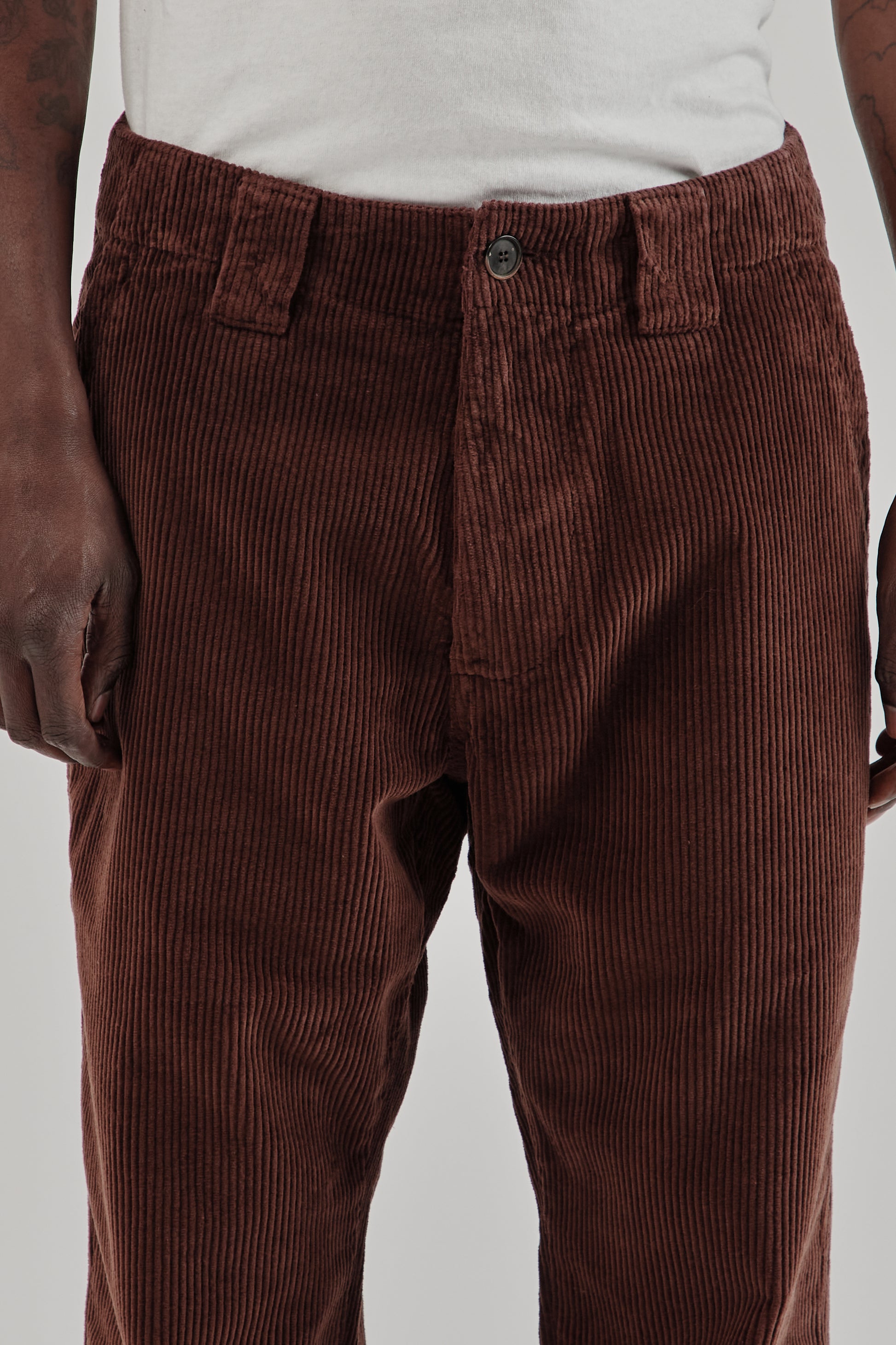 Parages FW25 Dock Cord Pant Rusty Brown 6