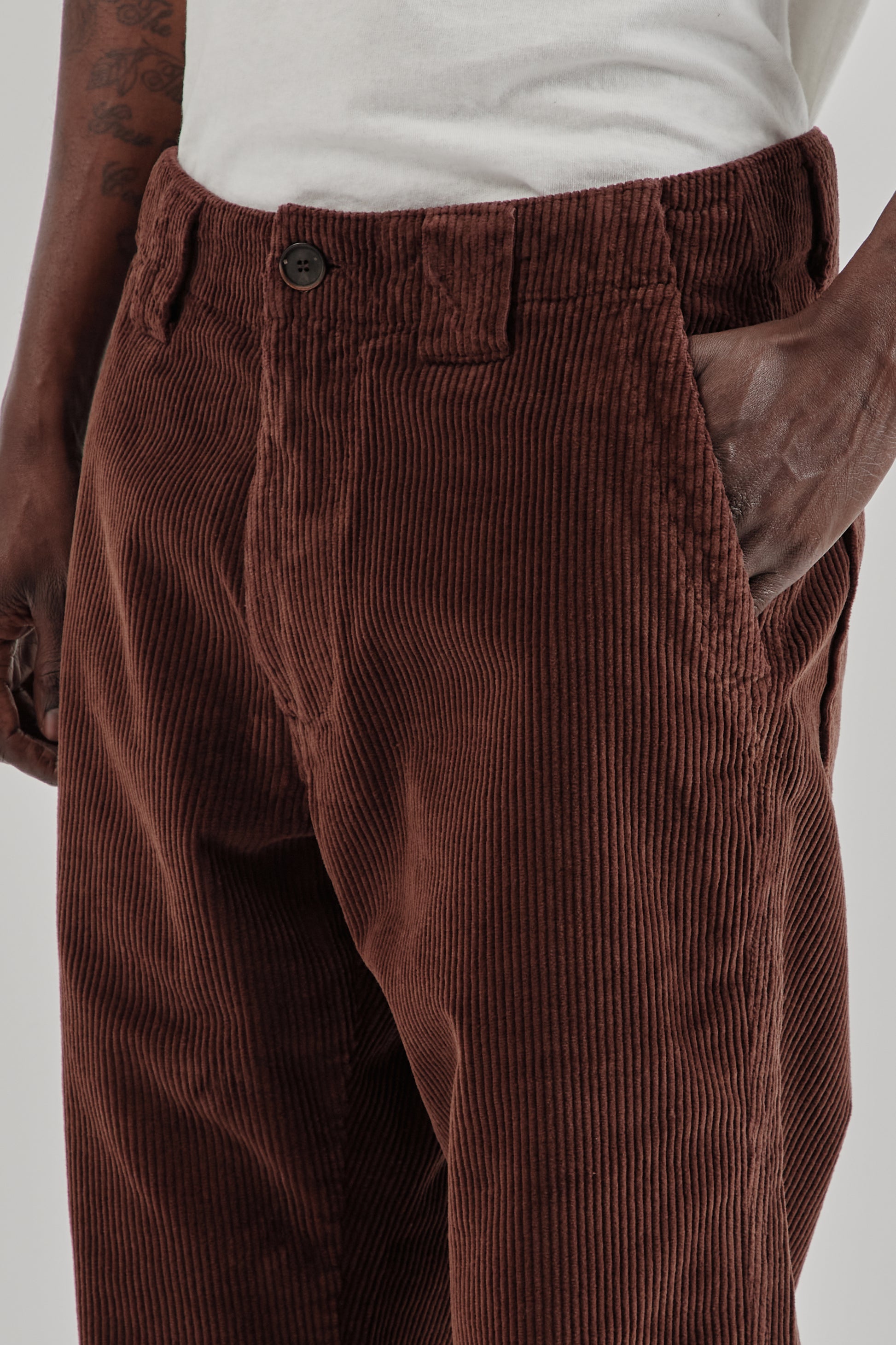 Parages FW25 Dock Cord Pant Rusty Brown 7