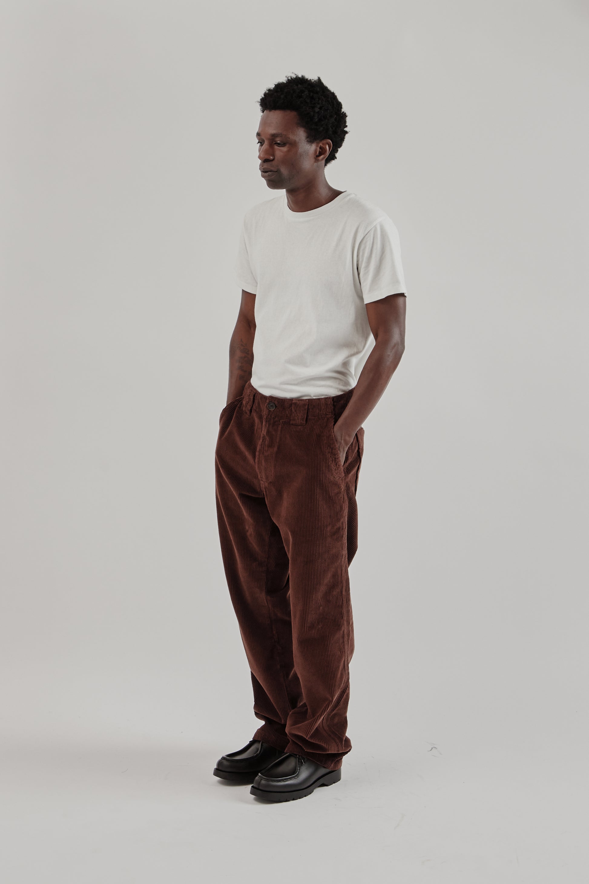 Parages FW25 Dock Cord Pant Rusty Brown 8