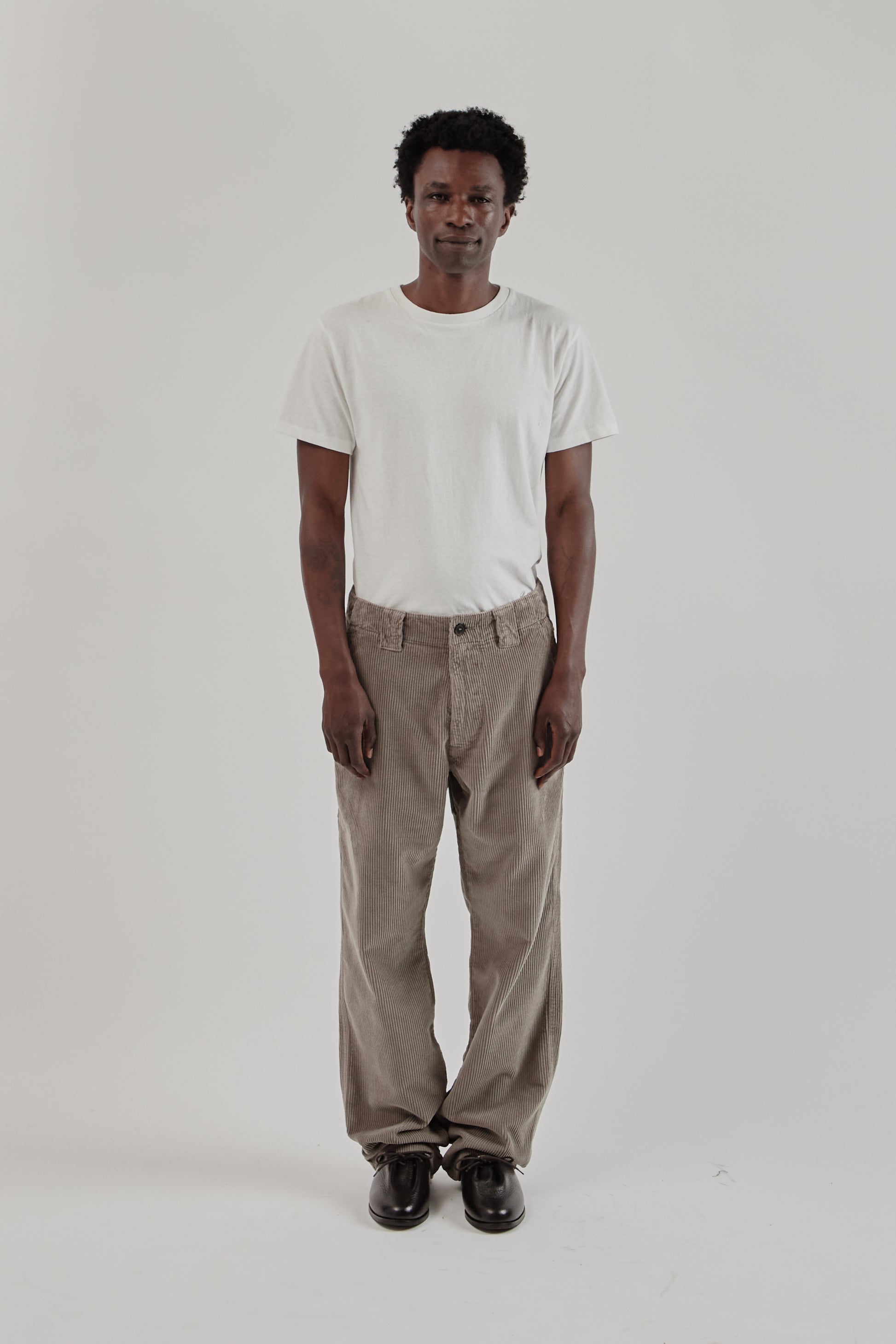 Parages FW25 Dock Cord Pants Stone 1