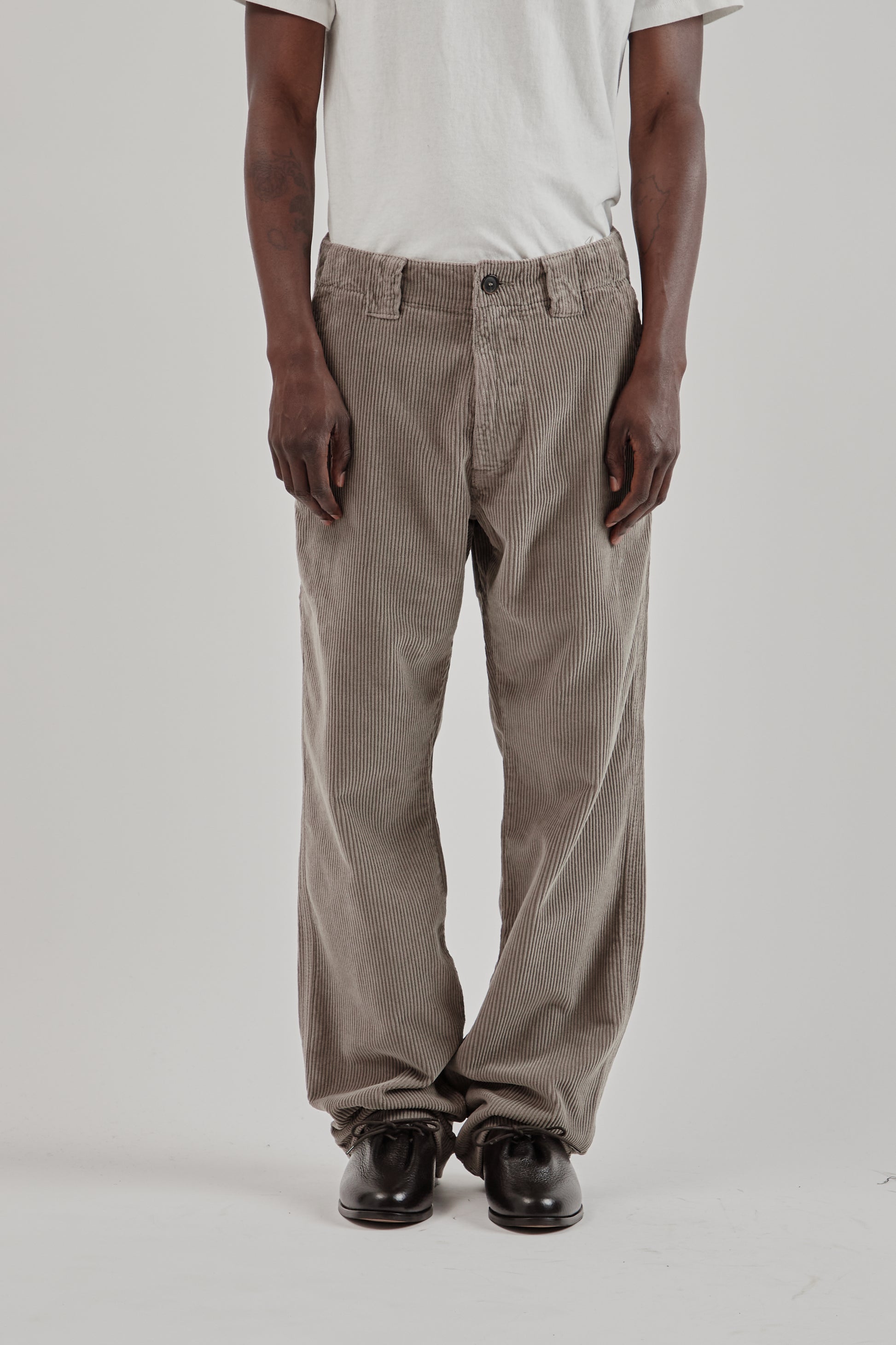 Parages FW25 Dock Cord Pants Stone 2