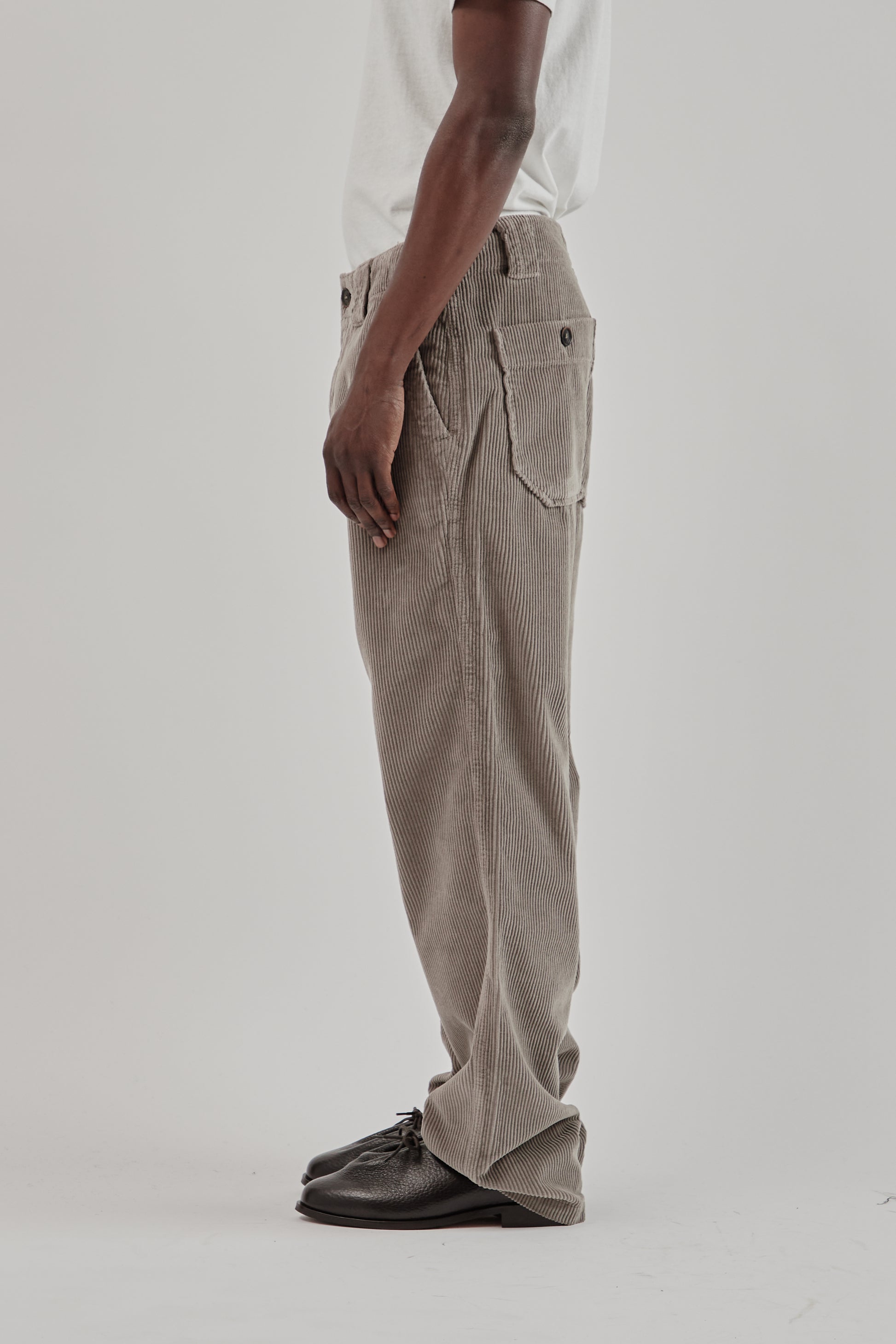 Parages FW25 Dock Cord Pants Stone 3
