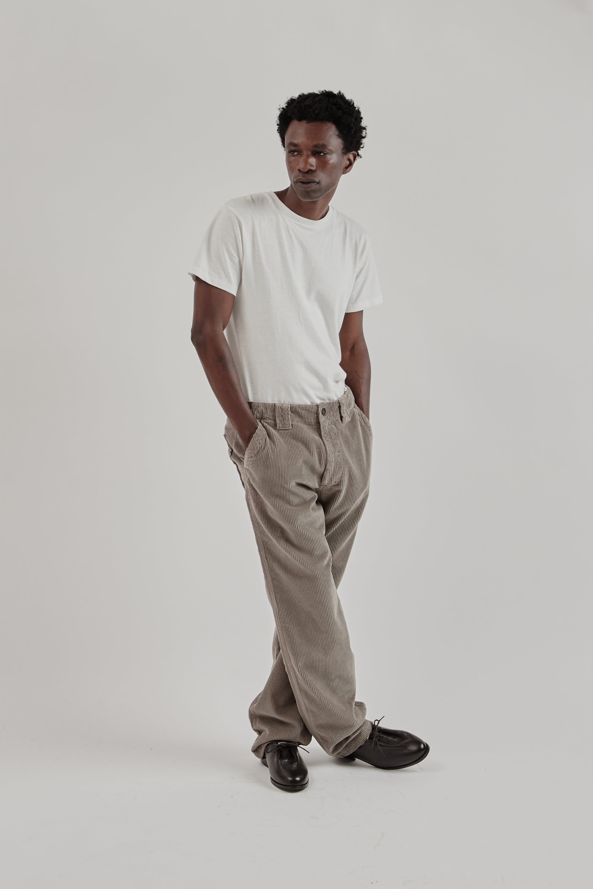 Parages FW25 Dock Cord Pants Stone 9