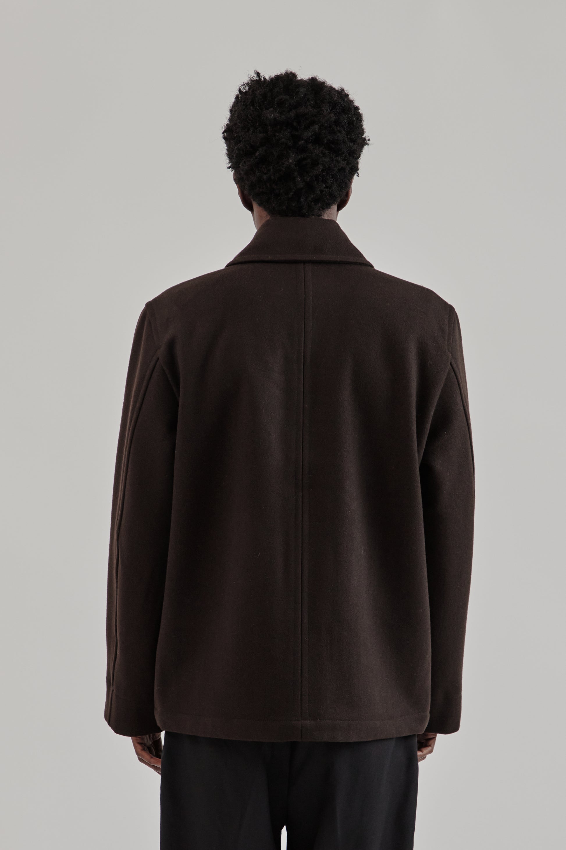 Parages FW25 Dubliner Wool Jacket Dark Brown12