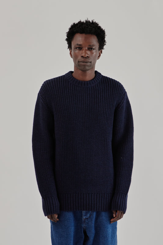 Parages FW25 Fisher Jumper Navy 2
