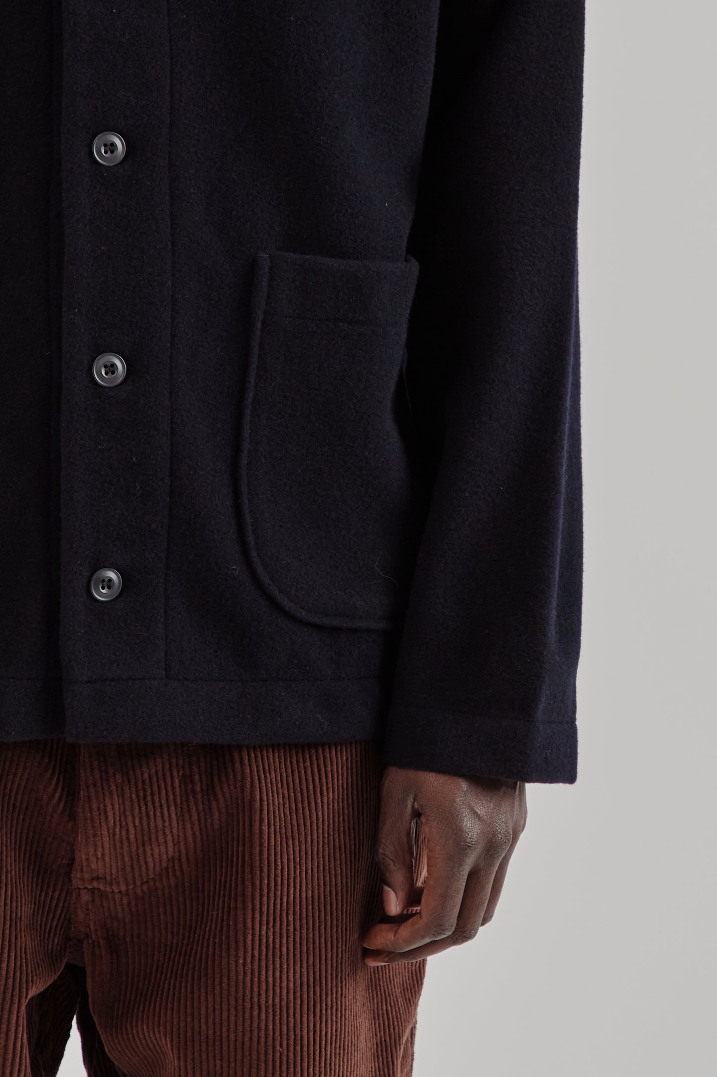 Parages FW25 Manager Wool Jacket Navy74