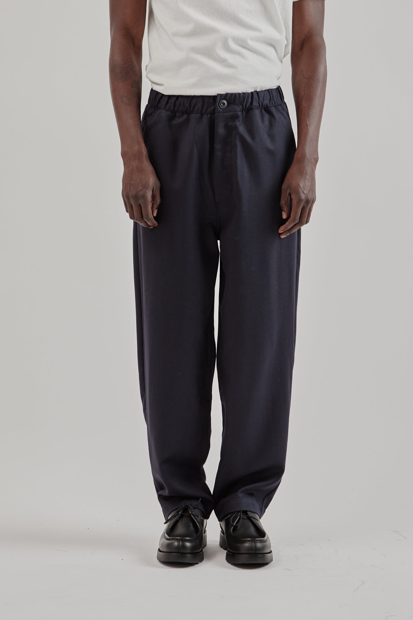 Parages FW25 Nomad Wool Pants Navy 2