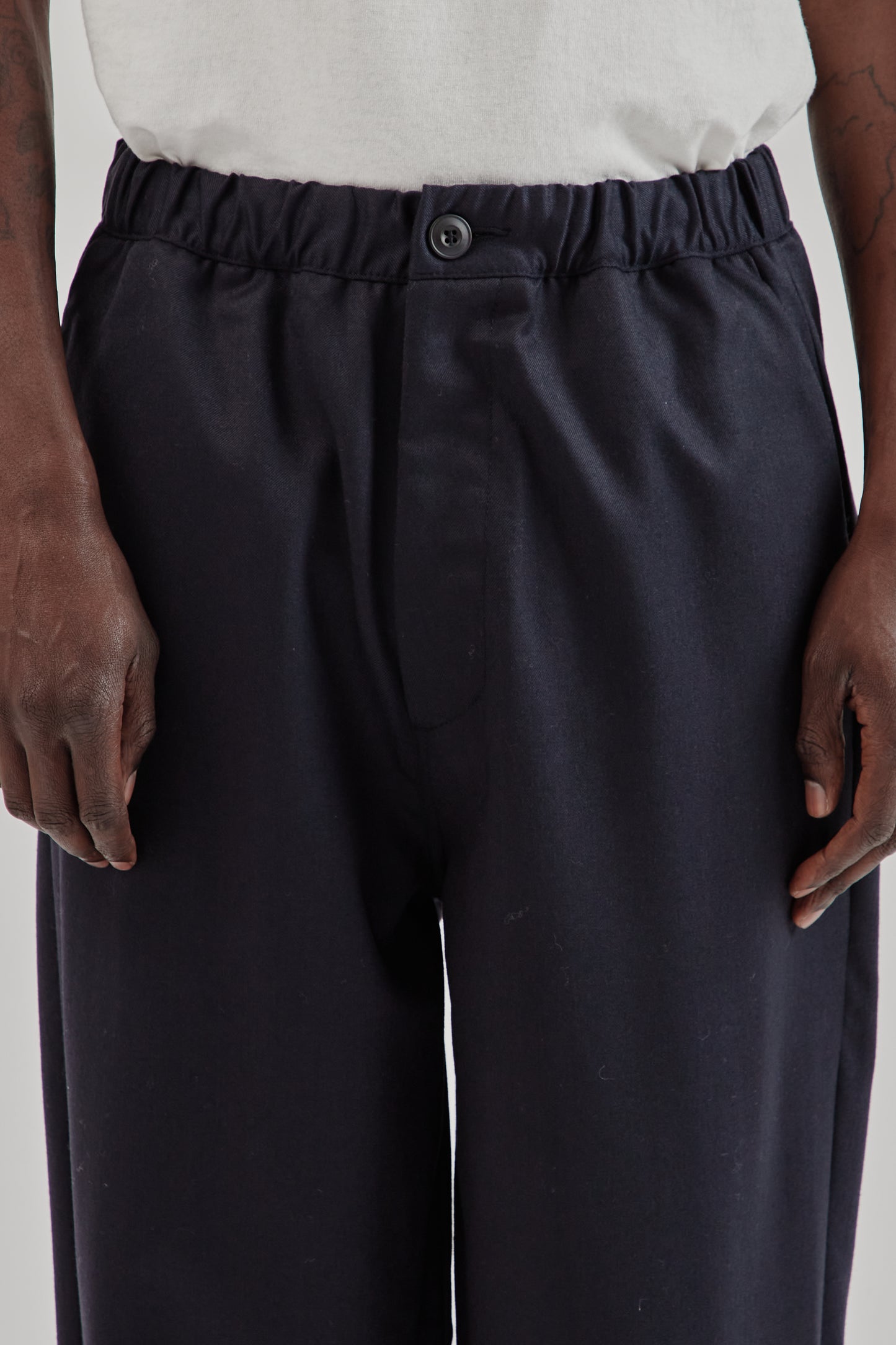 Parages FW25 Nomad Wool Pants Navy 5