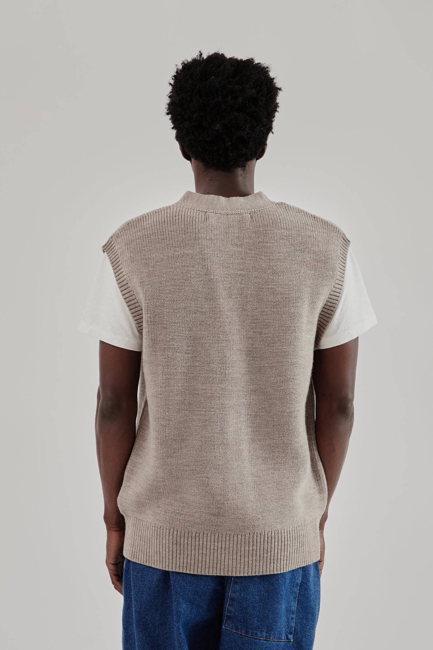 Parages FW25 Simon Cardigan Stone 5