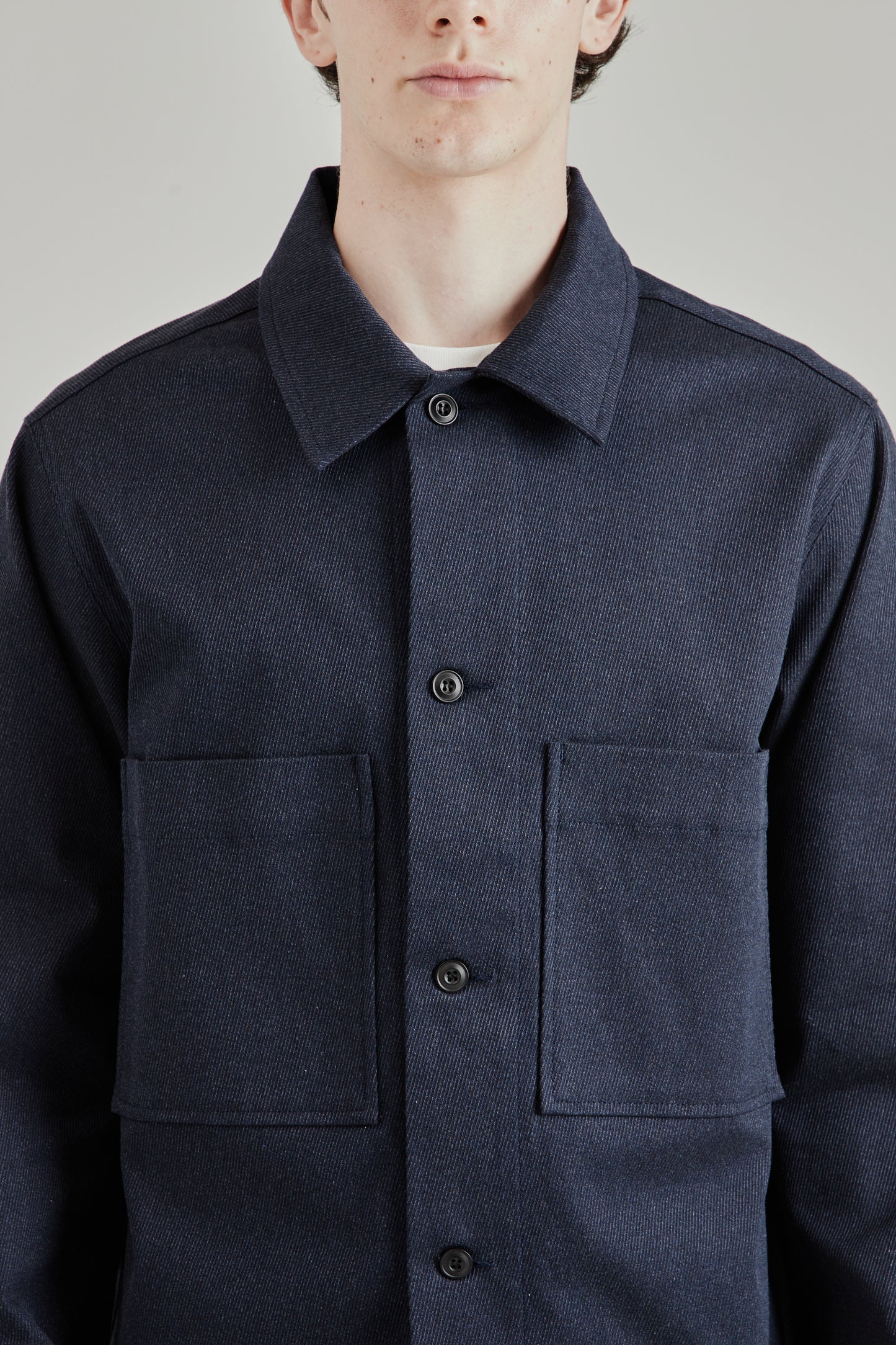 Box Overshirt - Navy