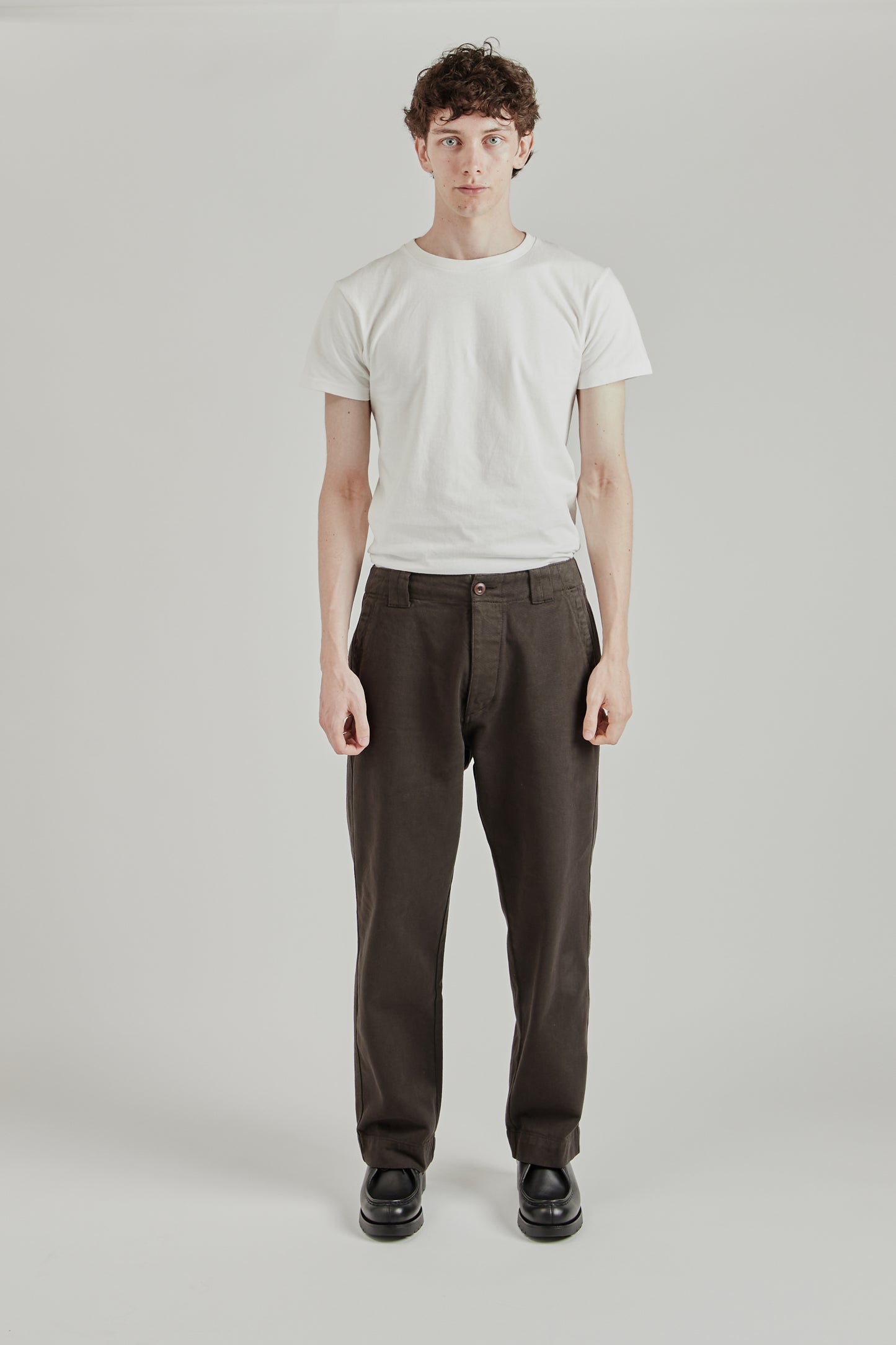 Dad Twill Pants - Caviar