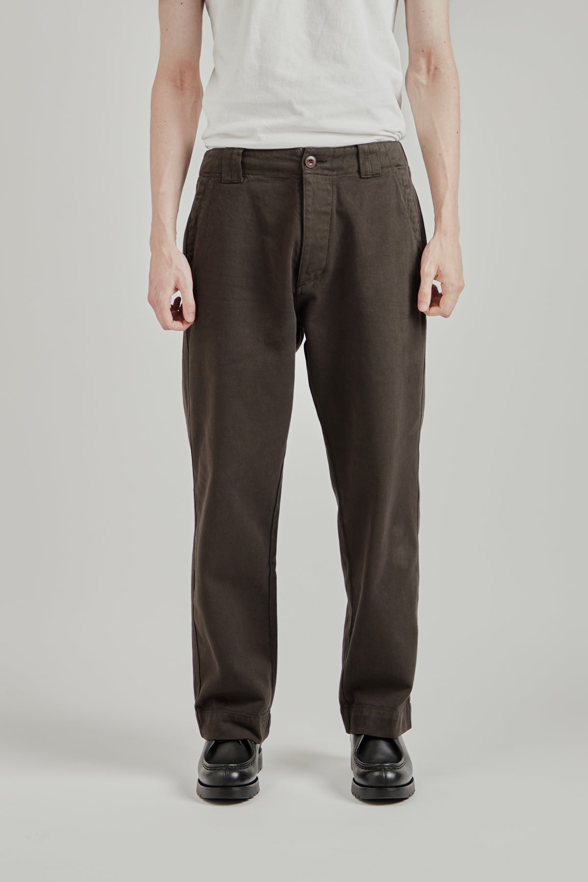 Dad Twill Pants - Caviar