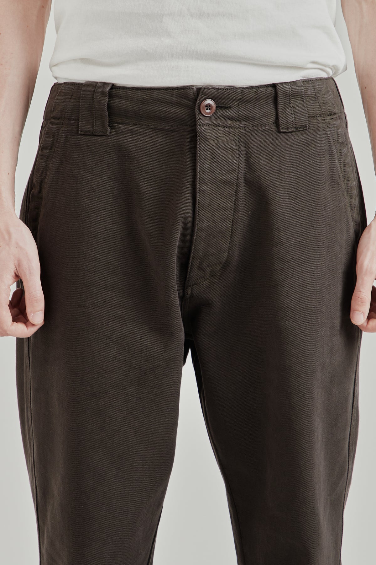 Dad Twill Pants - Caviar