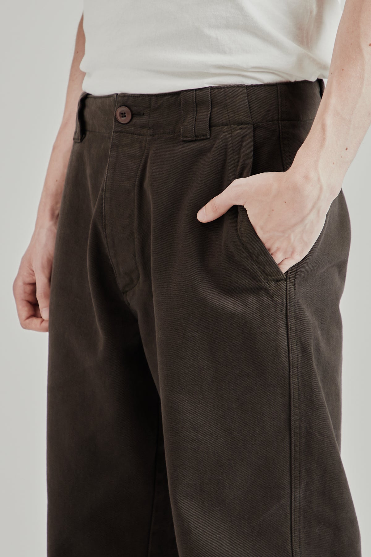 Dad Twill Pants - Caviar