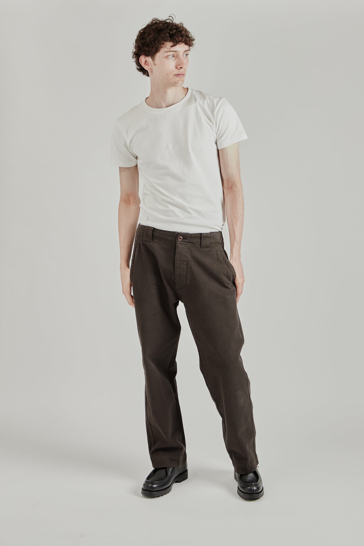 Dad Twill Pants - Caviar
