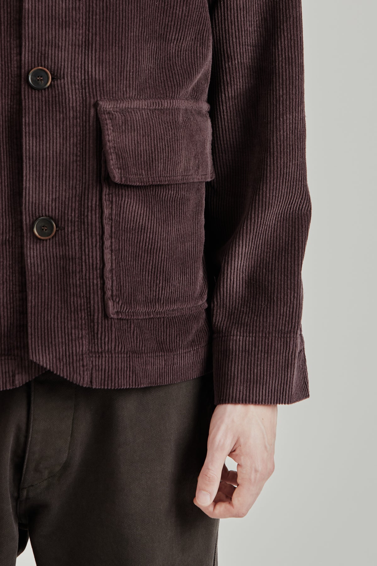 Dubliner Cord Jacket - Plum