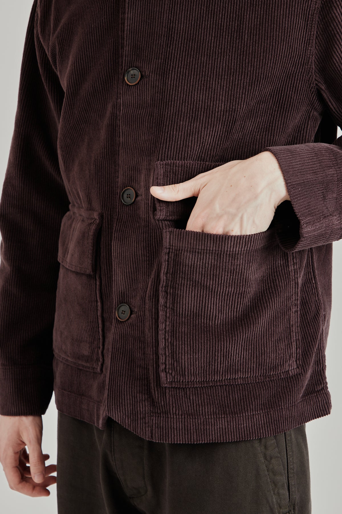 Dubliner Cord Jacket - Plum