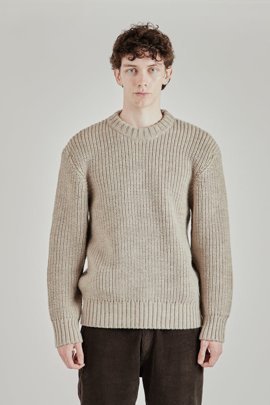 Parages FW26 Fisher Jumper Stone Melange2255