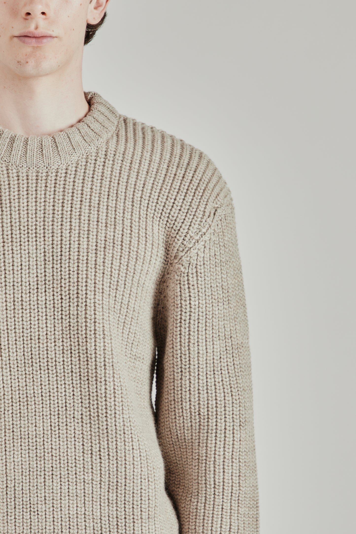 Fisher Jumper - Stone Melange
