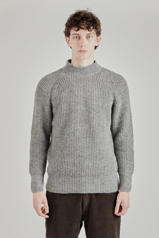 Parages FW26 Halo Jumper Grey Melange2302