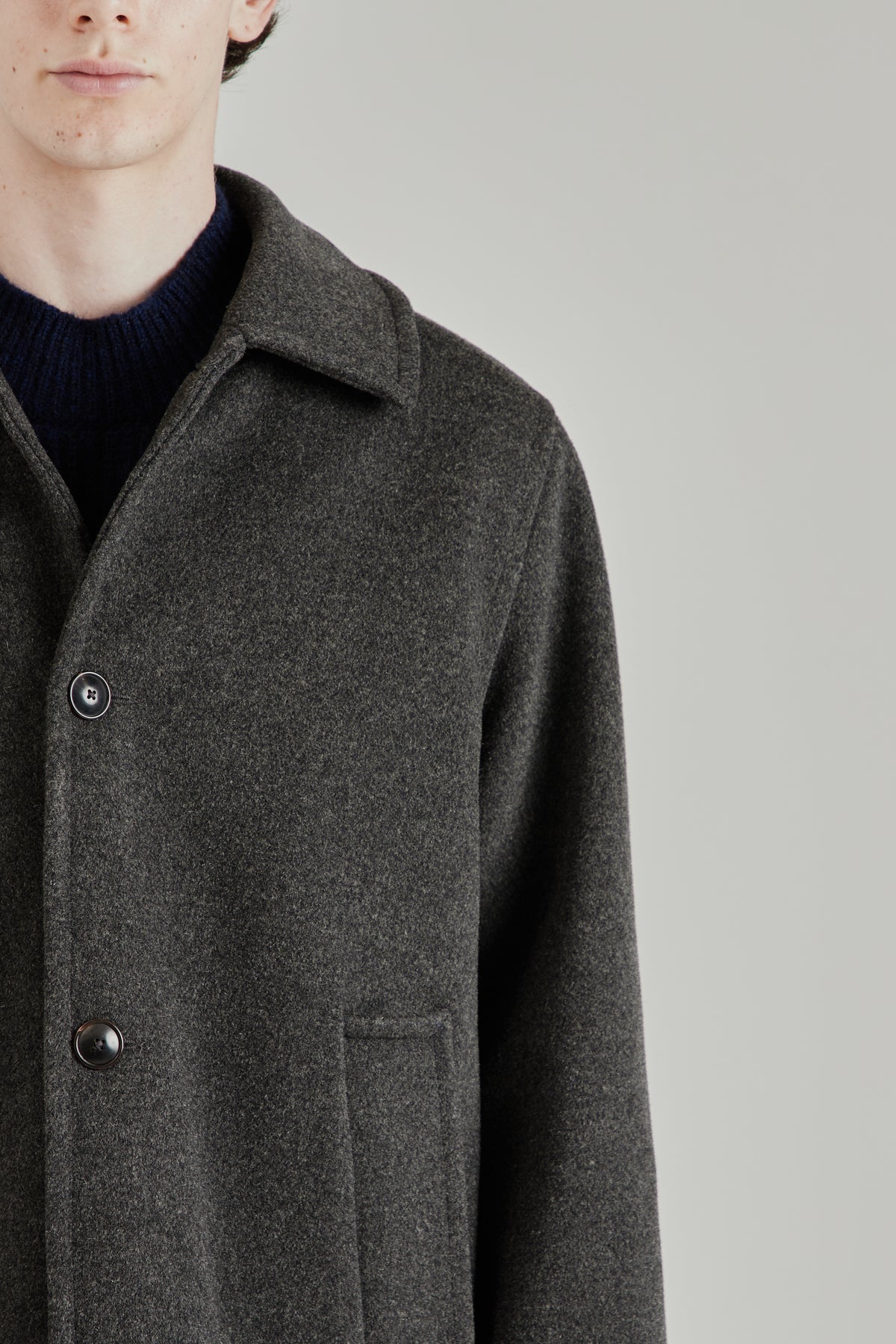 Orson Overcoat - Greyish Brown