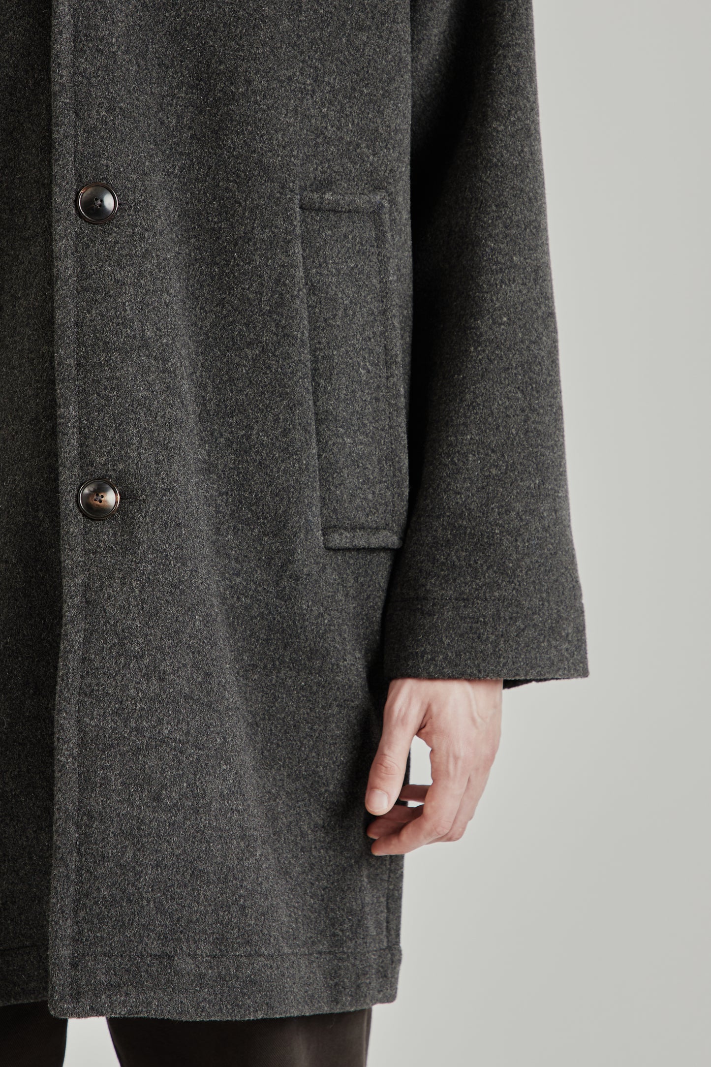 Orson Overcoat - Greyish Brown