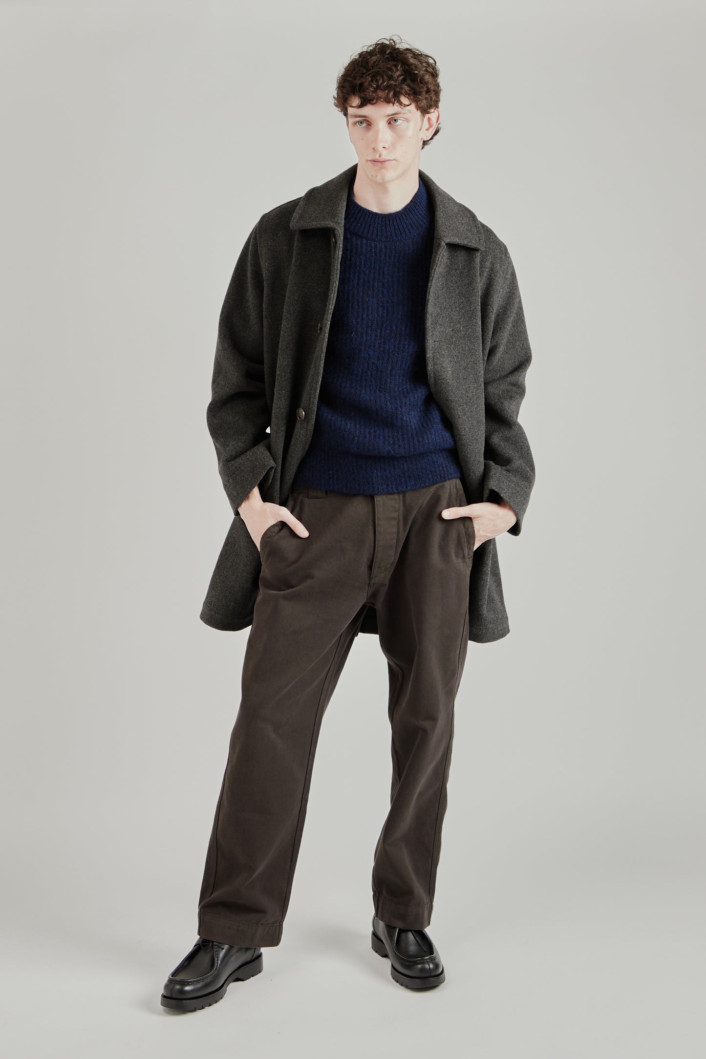 Orson Overcoat - Greyish Brown
