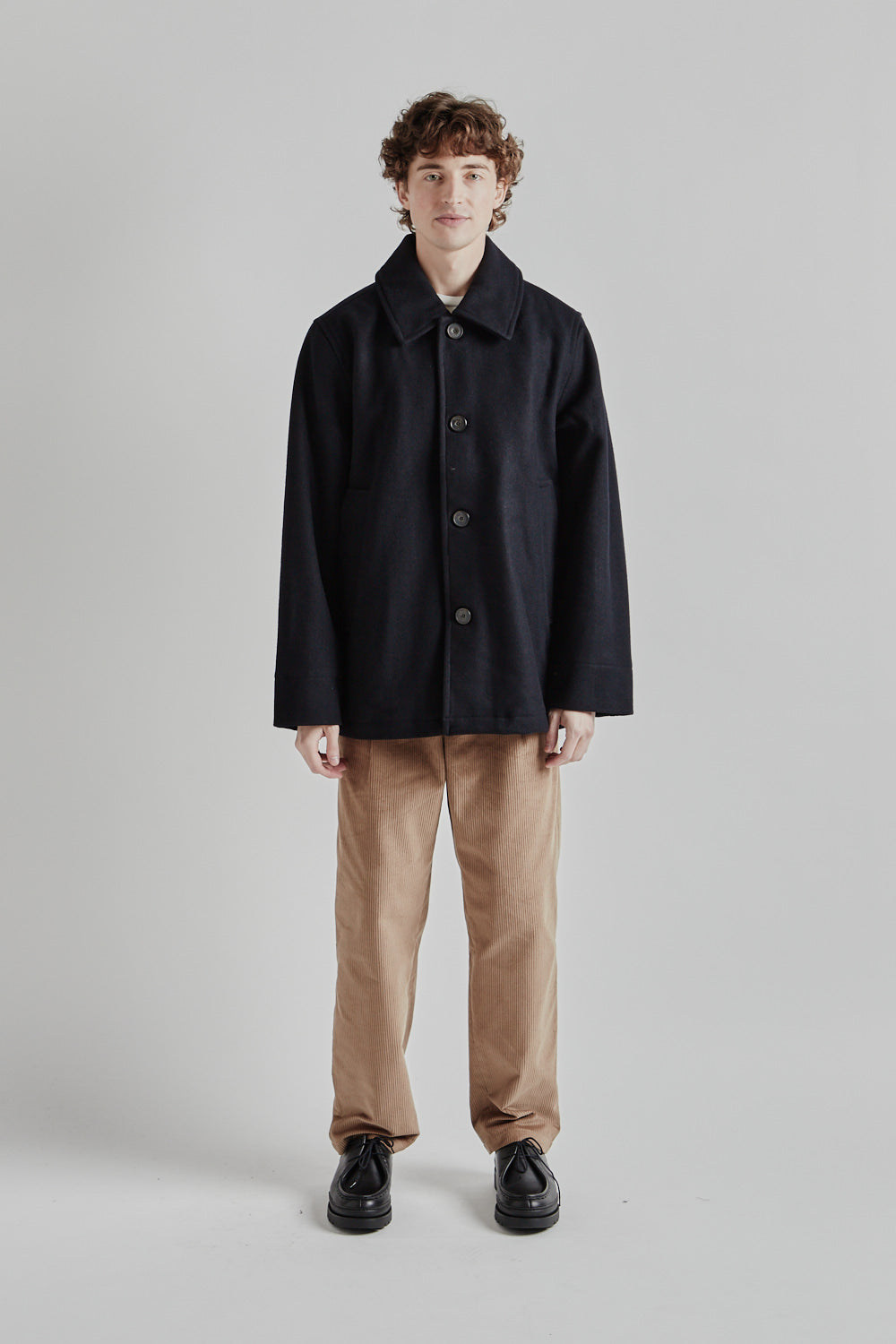 Parages Harbour Wool Jacket Dark Navy 1