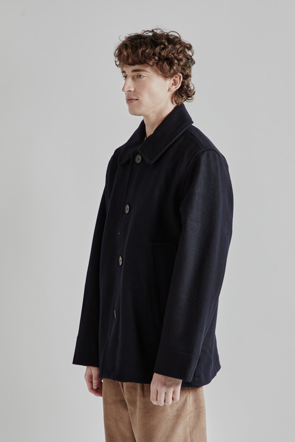 Parages Harbour Wool Jacket Dark Navy 3