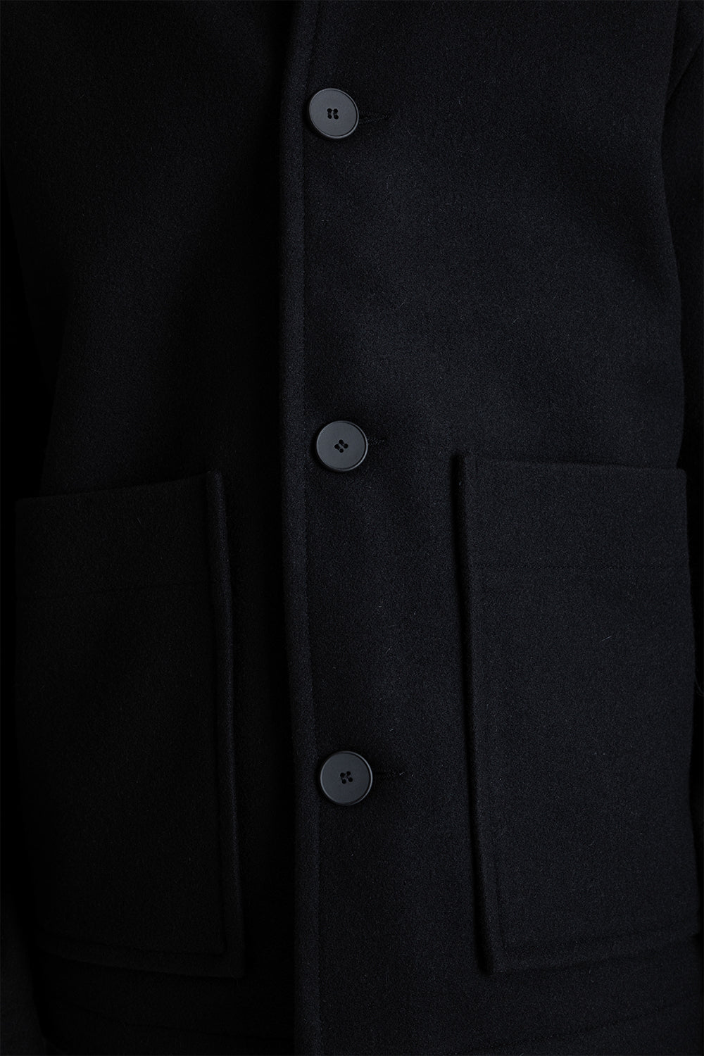 Parages New Aubrac Wool Jacket in Black