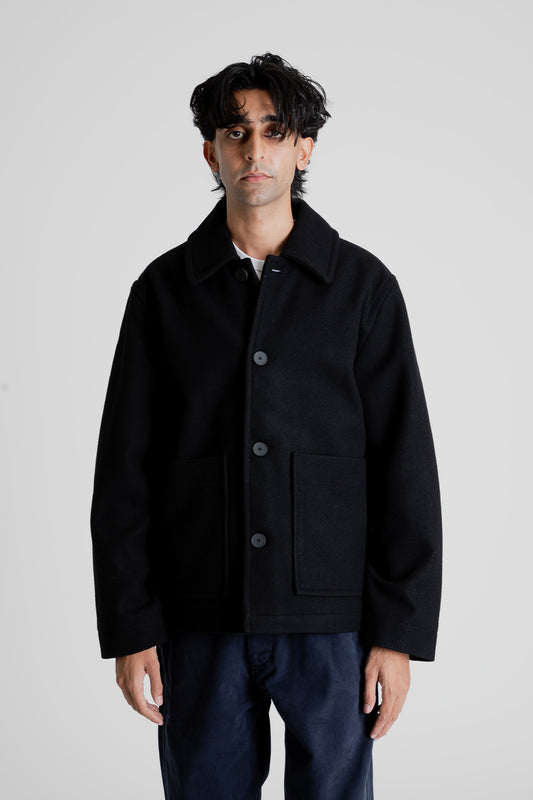 Parages New Aubrac Wool Jacket in Black