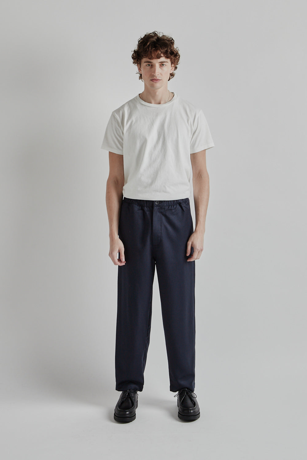 Parages Nomad Wool Pants Navy 1