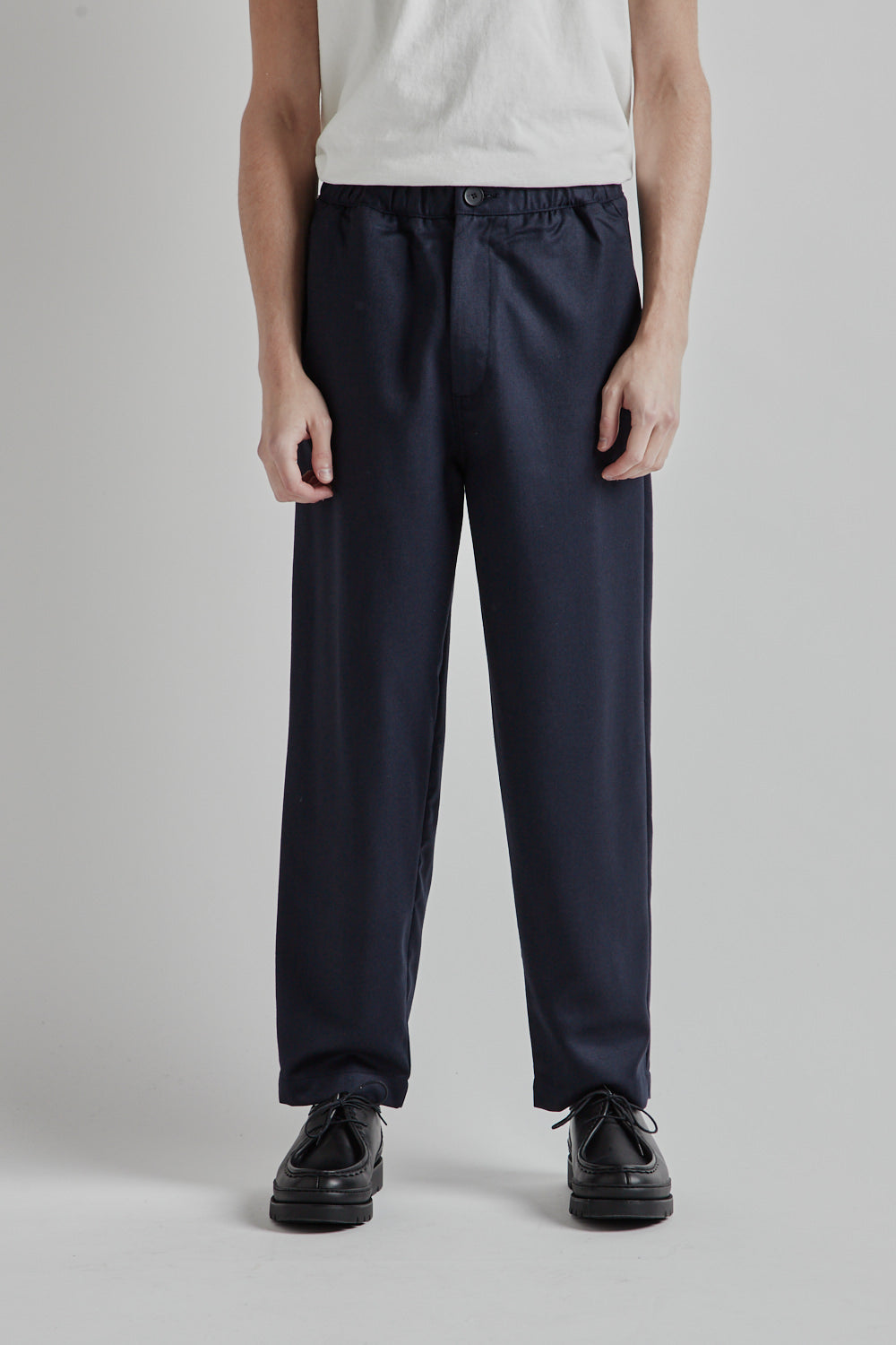 Parages Nomad Wool Pants Navy 2