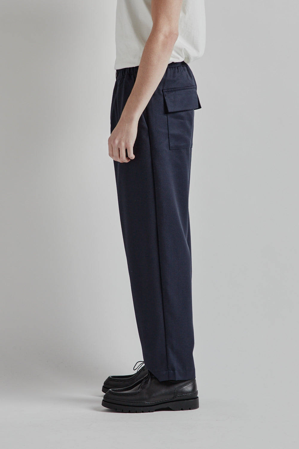 Parages Nomad Wool Pants Navy 3