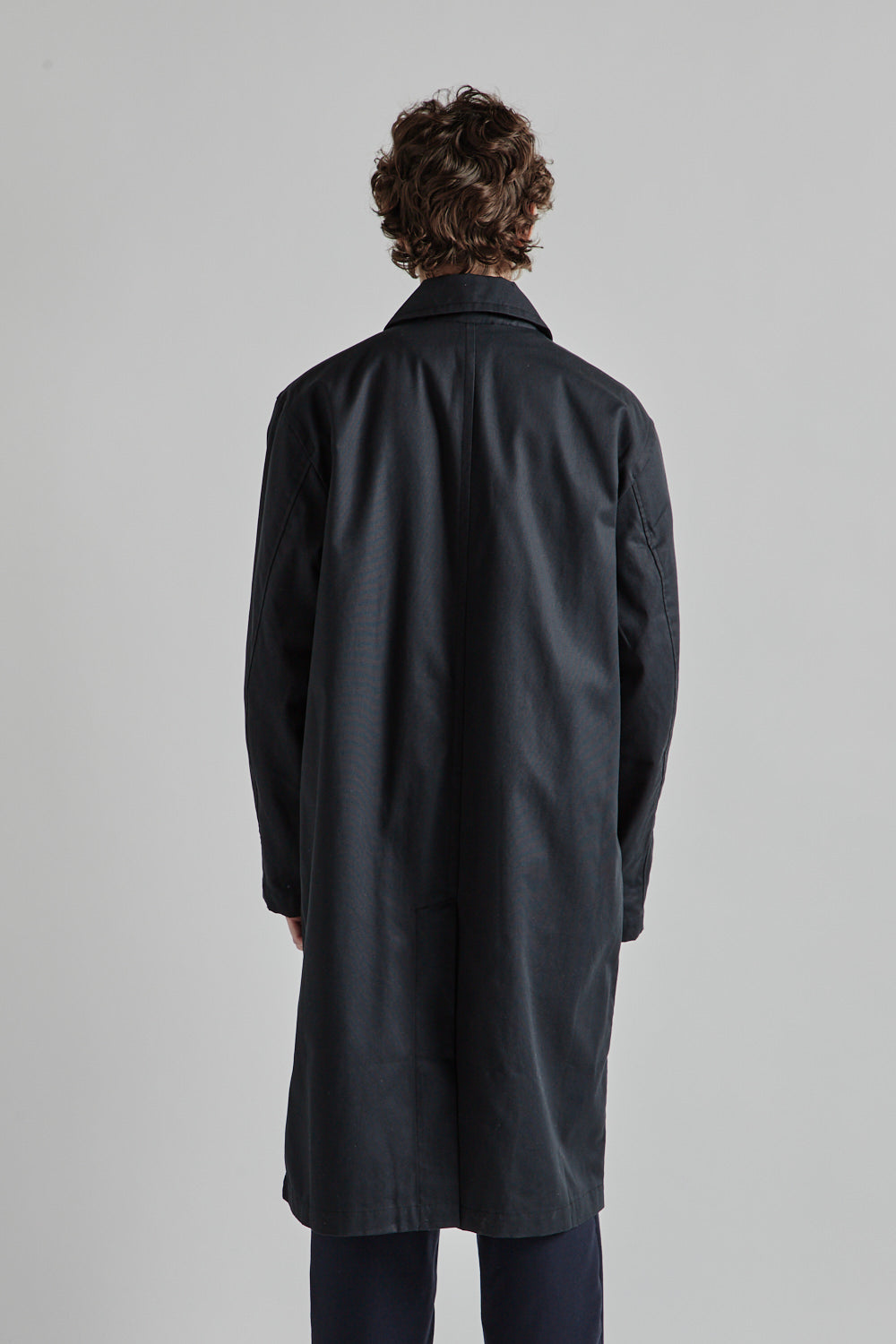 Parages Pardessus Overcoat - Navy | Wallace Mercantile Shop