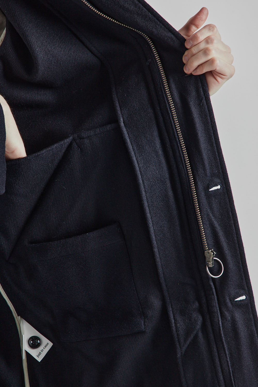 Parages Ropa Parages Refuge Wool Jacket - Navy | Wallace Mercantile Shop