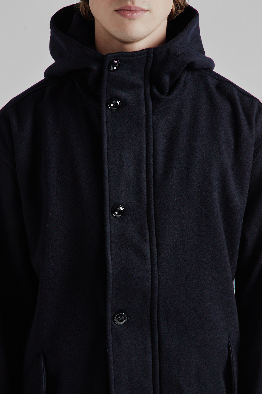 Parages Refuge Wool Jacket Navy 6