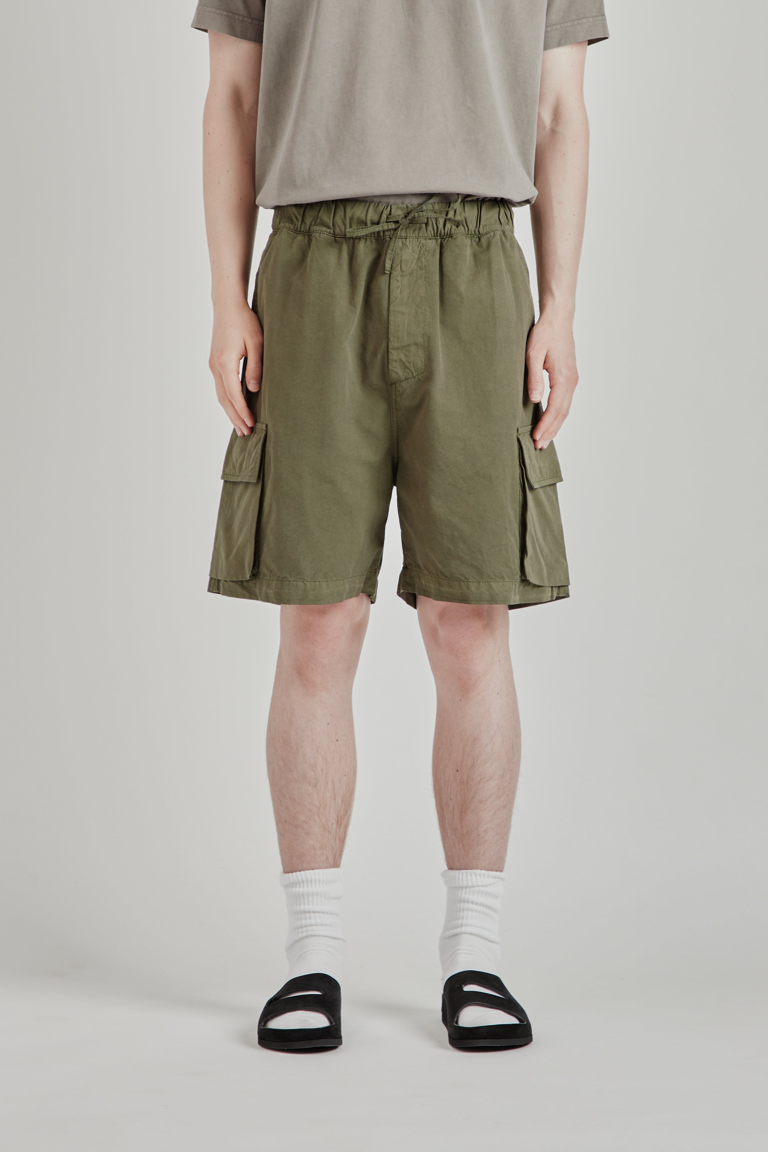 Parages Cargo Bermuda Shorts - Olive | Wallace Mercantile Shop
