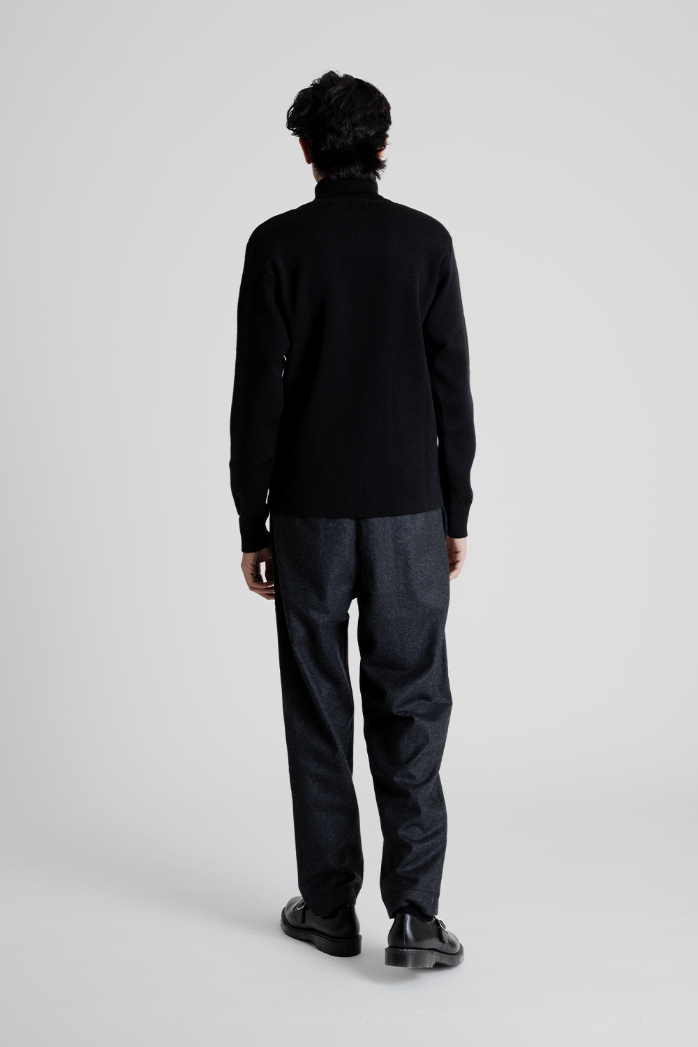 Parages Saint Pol Turtleneck Jumper in Black