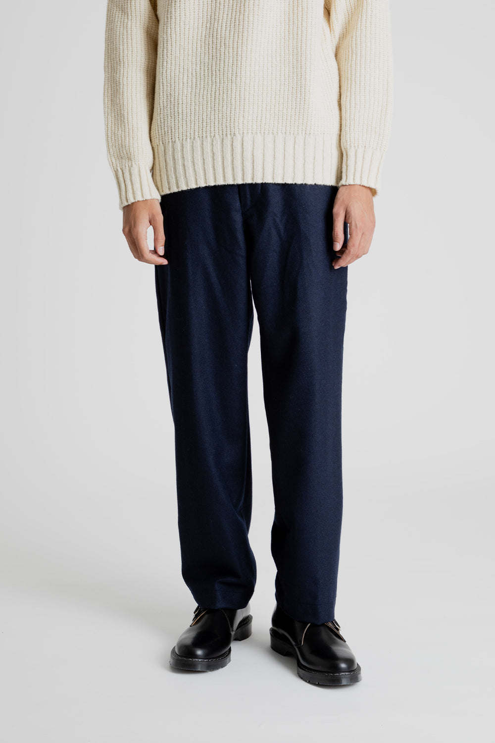Parages Tom Flannel Pants in Navy