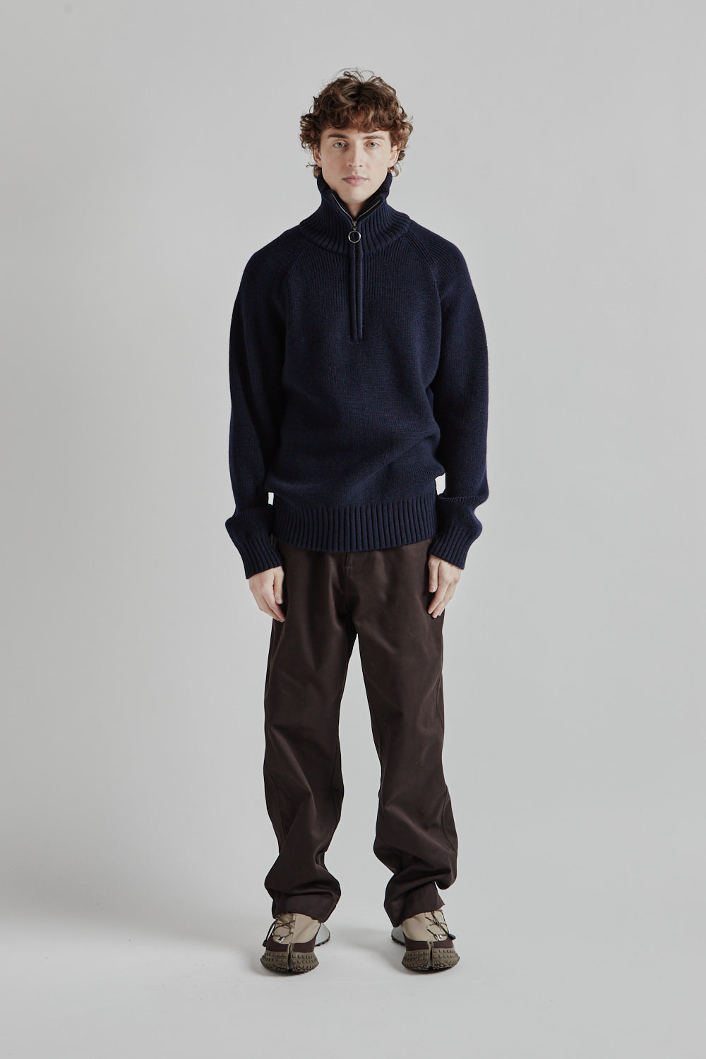 Parages Trucker Jumper - Navy | Wallace Mercantile Shop