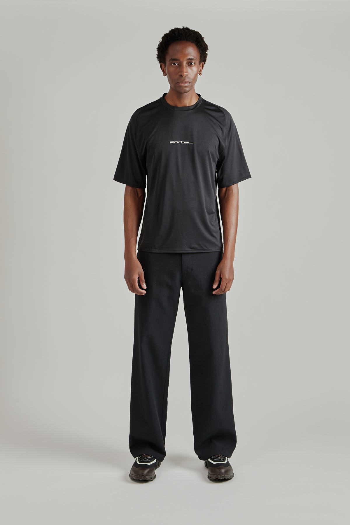 Lateral Peak Short Sleeve Tee - Black Beauty
