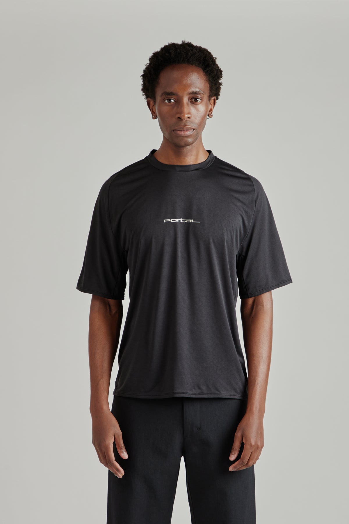 Lateral Peak Short Sleeve Tee - Black Beauty