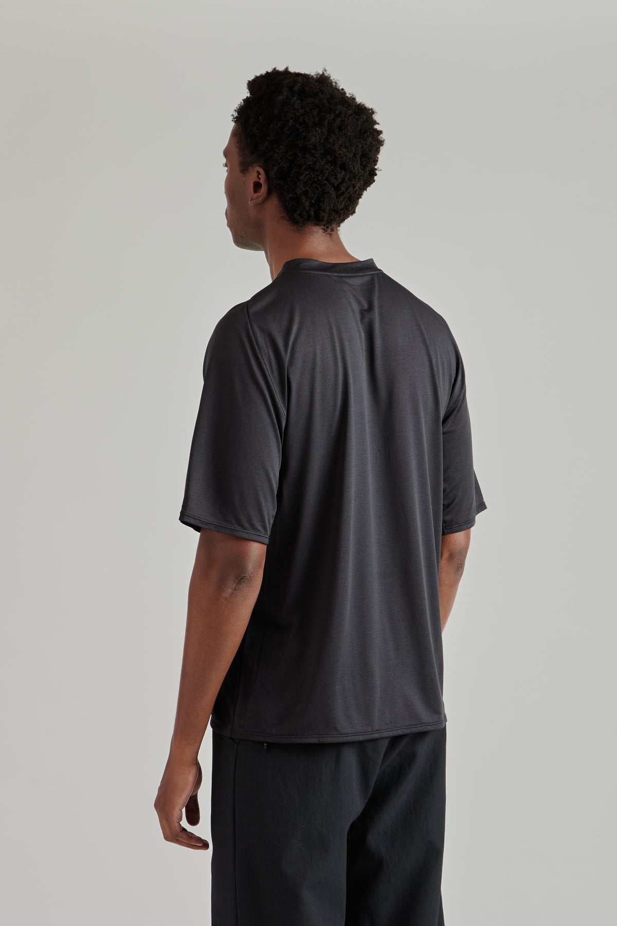 Lateral Peak Short Sleeve Tee - Black Beauty