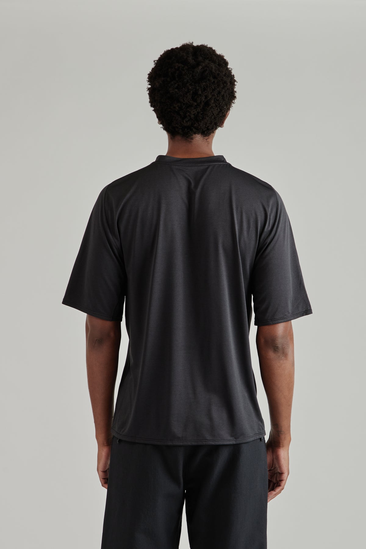 Lateral Peak Short Sleeve Tee - Black Beauty
