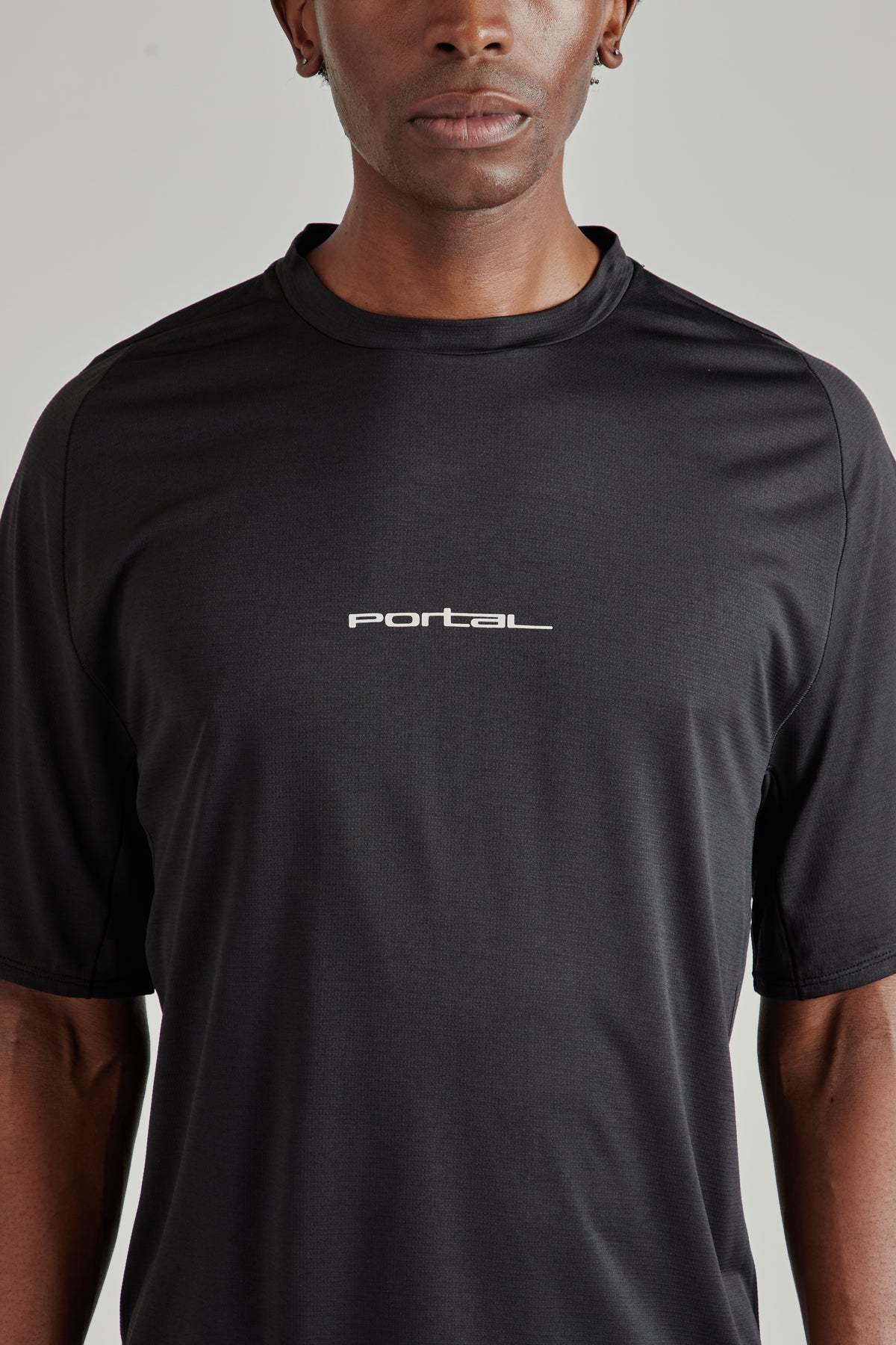 Lateral Peak Short Sleeve Tee - Black Beauty