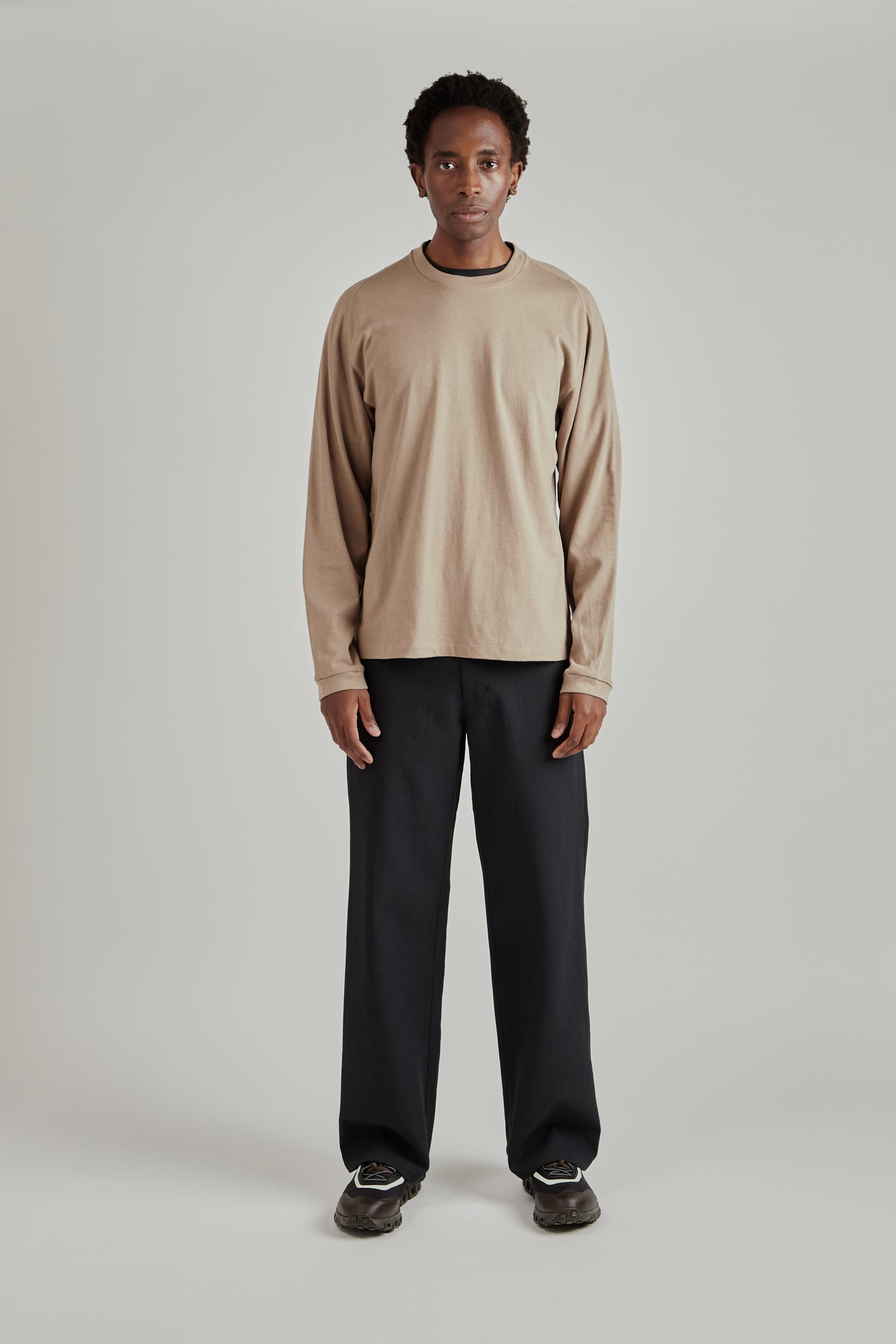 Root Hemp Long Sleeve Tee - Greige